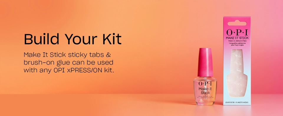 Build your kit with Make It Stick nail glue with brush and sticky tabs