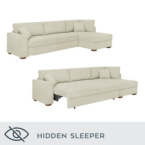Image of the Camlin Convertible Sectional Open and Closed