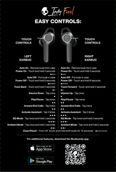 skullcandy indy fuel true wireless earbuds with wireless charging case