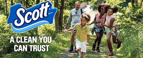 Scott brand. A clean you can trust.