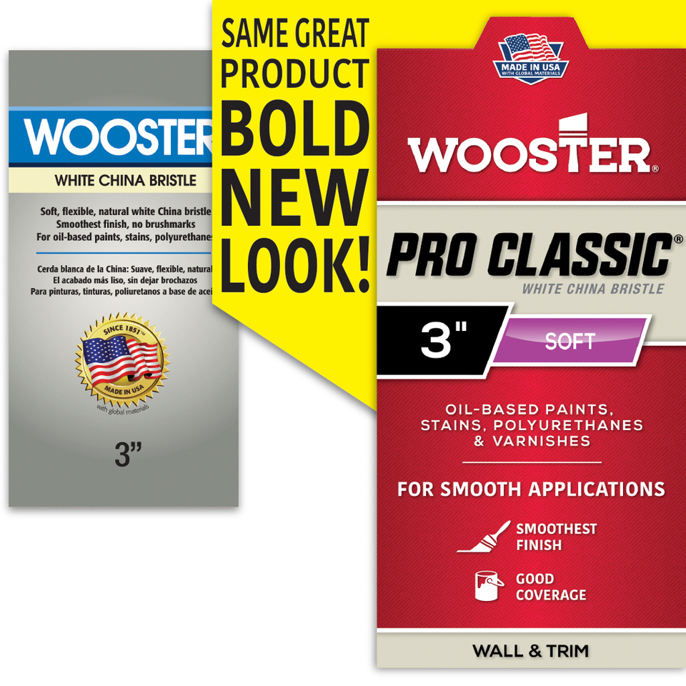 Wooster Brush - Paint Brush: 2″ Wide, Hog, Natural Bristle - 33929068 - MSC  Industrial Supply