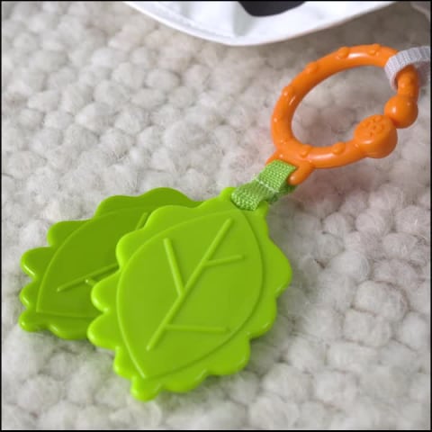 thumbnail video image 2 of Fisher-Price Hug & Play Tummy Wedge with 3-Linkable Toys, 2 of 8