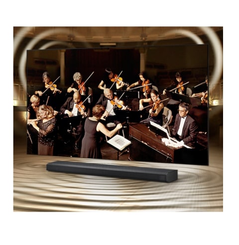 TV and soundbar orchestrated in perfect harmony - Q-Symphony TV and soundbar orchestrated in perfect harmony - Q-Symphony