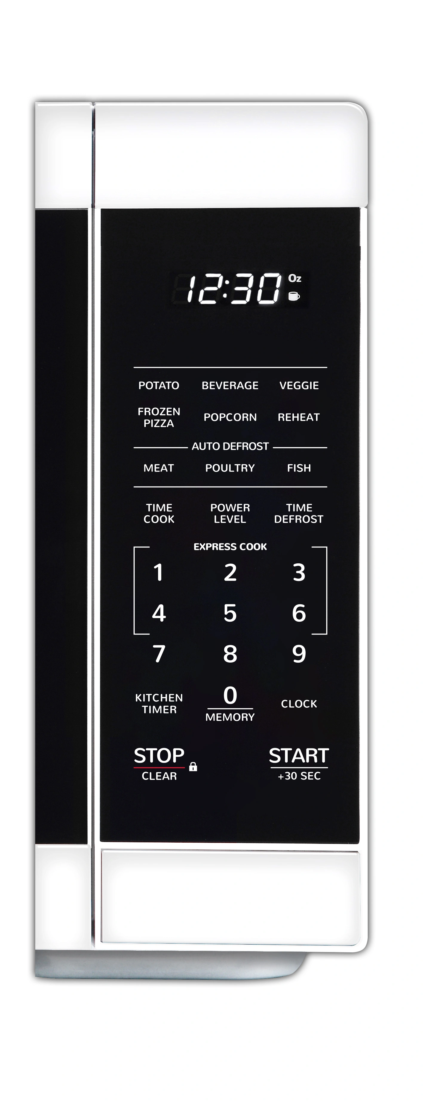 1.1 cu. ft. White Countertop Microwave Oven | SHARP