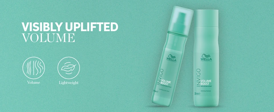 Wella Volume Boost with Cotton Extract for Visibly uplifted volume