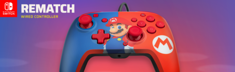 PDP REMATCH Wired Controller: Power Pose Mario for Nintendo Switch, Nintendo  Switch - OLED Model 