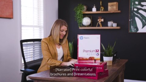 HP Printer Paper,Premium32 Paper, 8.5 x 11 Paper - 1 Ream / 500