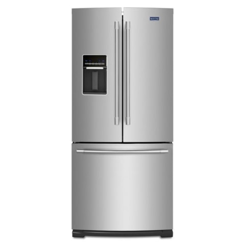 Mfw2055frz Maytag 30 Inch Wide French Door Refrigerator With Exterior Water Dispenser 20 Cu Ft Fingerprint Resistant Stainless Steel Manuel Joseph Appliance Center