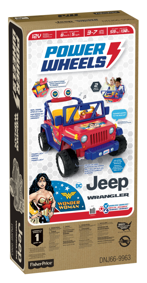 Power Wheels Wonder Woman Jeep Wrangler 