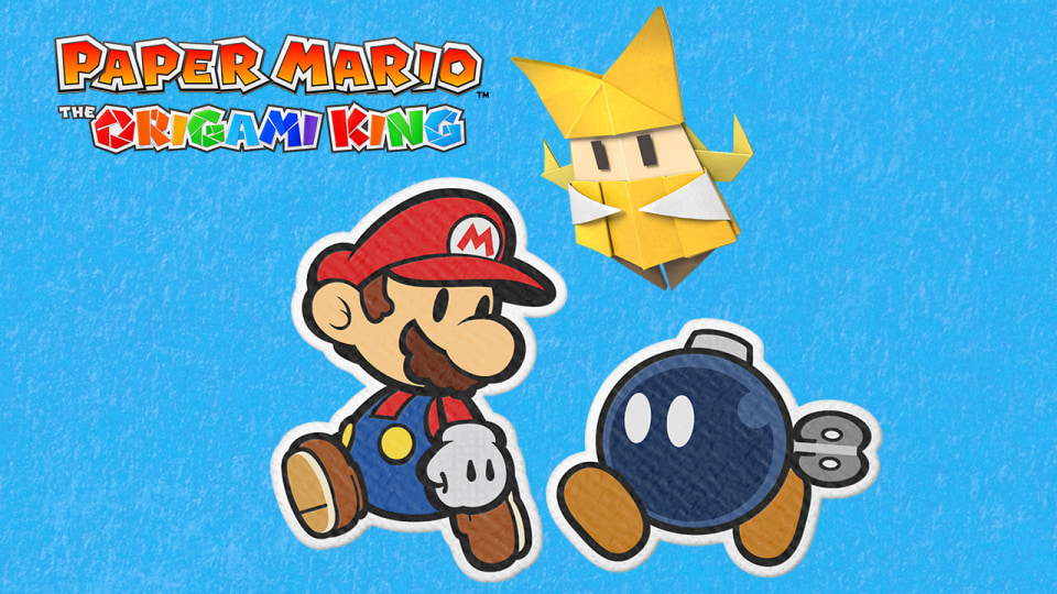 thumbnail video image 6 of Paper Mario: The Origami King, Nintendo Switch, [Physical Edition], 6 of 6