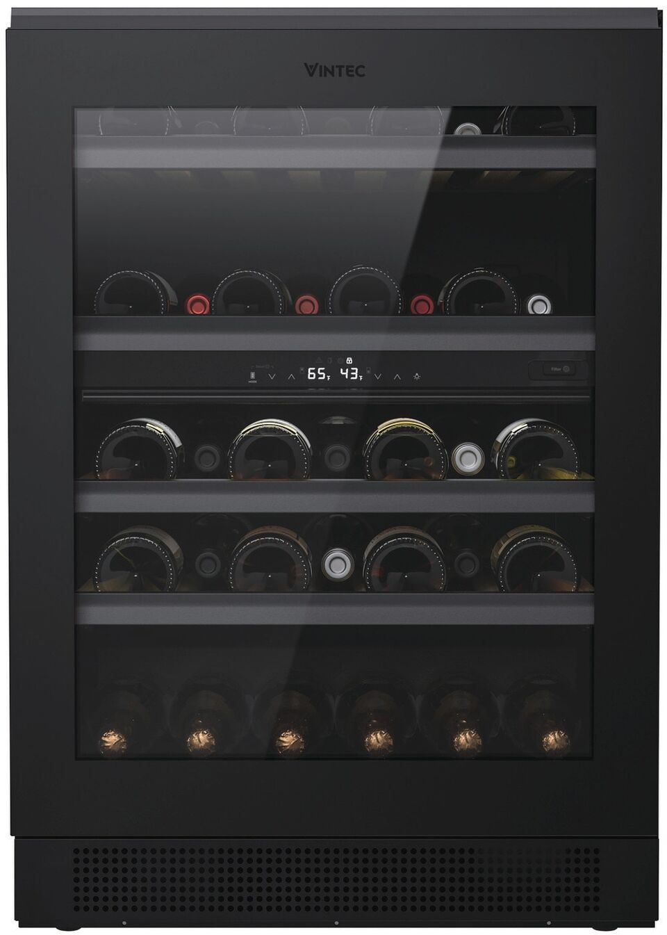 Edizione Premium frigorifero vino due zone WLB-160DF (40 - 45 bott.)