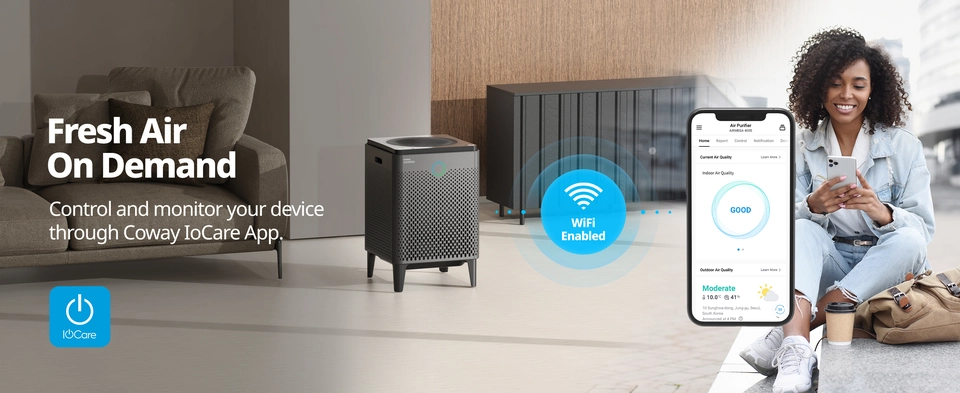 Coway Airmega 400S Air Purifier with Dust Room Purification Coway Airmega 400S Air Purifier with Dust Room Purification