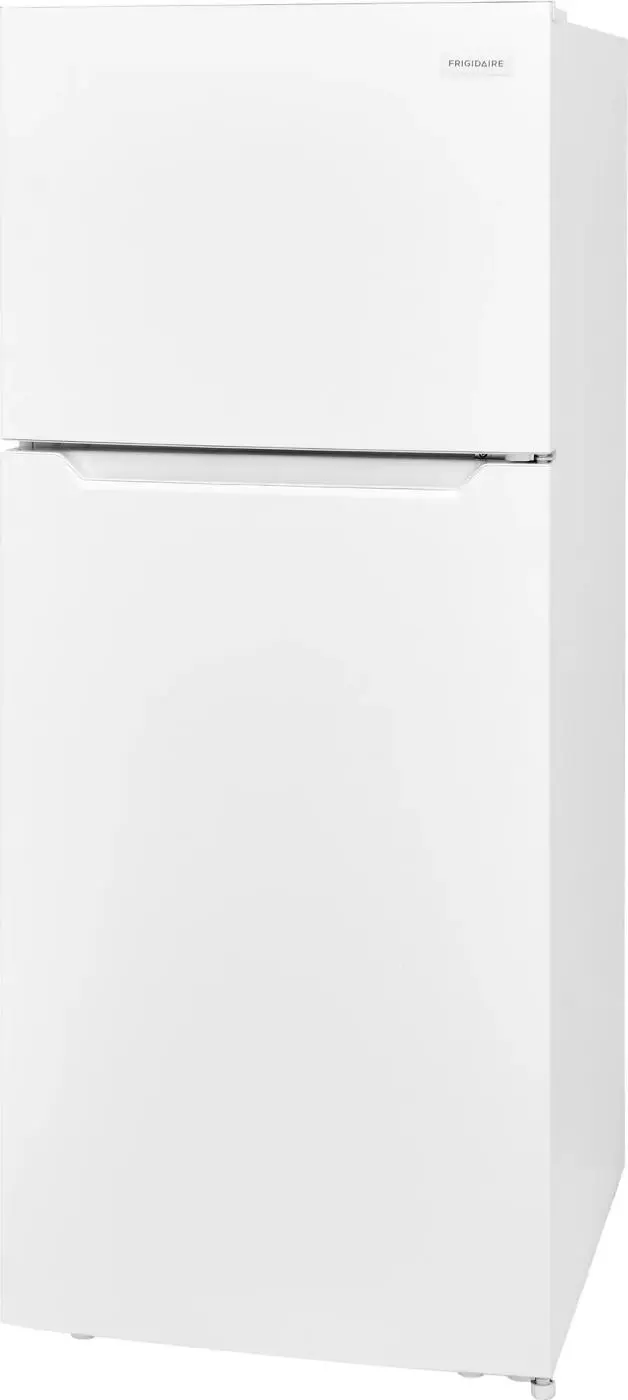 Frigidaire サイドバイサイド冷蔵庫 ホワイト White Frigidaire 18.3 cu. ft. Top Freezer Refrigerator with Garage-Rea