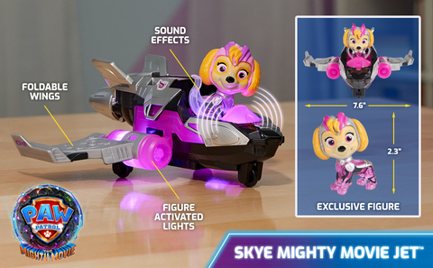 Patrulla Canina Mighty Movie Aircraft Playset (3 años)