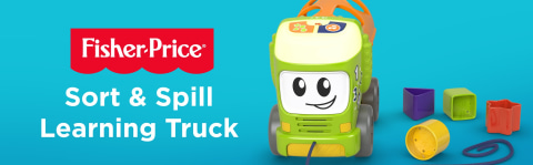 Fisher price sort and spill store learning truck