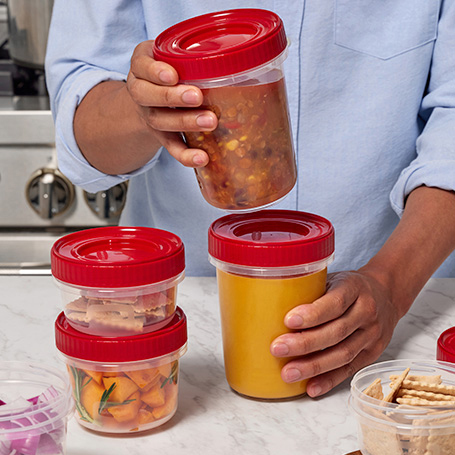 GladWare Soup & Salad Food Storage Containers for Everyday Use