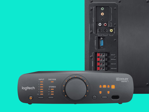 Bocinas Logitech Z906 Sonido Envolvente THX 5.1 500W, FullOffice.com