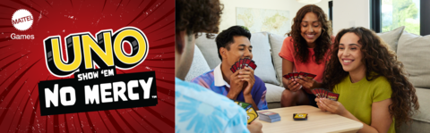 UNO Show 'em No Mercy Card Game for Kids, Adults & Family Night