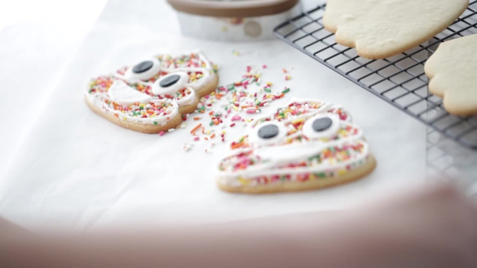 Teddy Bear Fondant Cookies Icing Cookies 9x13 Gift Platter
