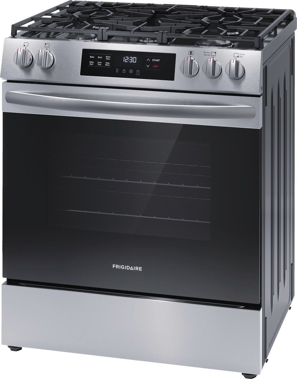 Frigidaire Frigidaire 30in Front Control GAS Range with Quick Boil - White
