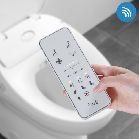 OVE Decors Saga Smart Bidet Toilet with Remote Control