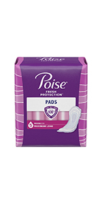 Moderate Absorbency Incontinence Pads (66 Regular Length)