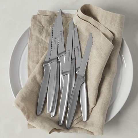 J.A. Henckels International Serrated Steak Knife Set,Stainless