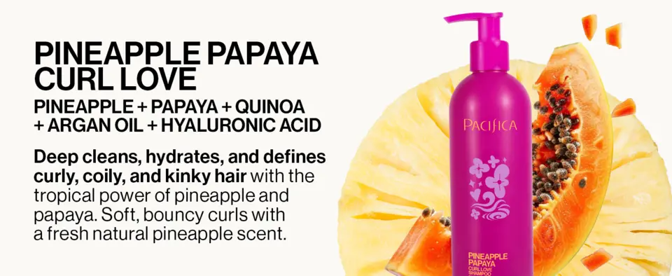 pacifica shampoo hair products pineapple curls leave in cream fragrance free vegan curl curly fine volumizing women treatment damaged refresher