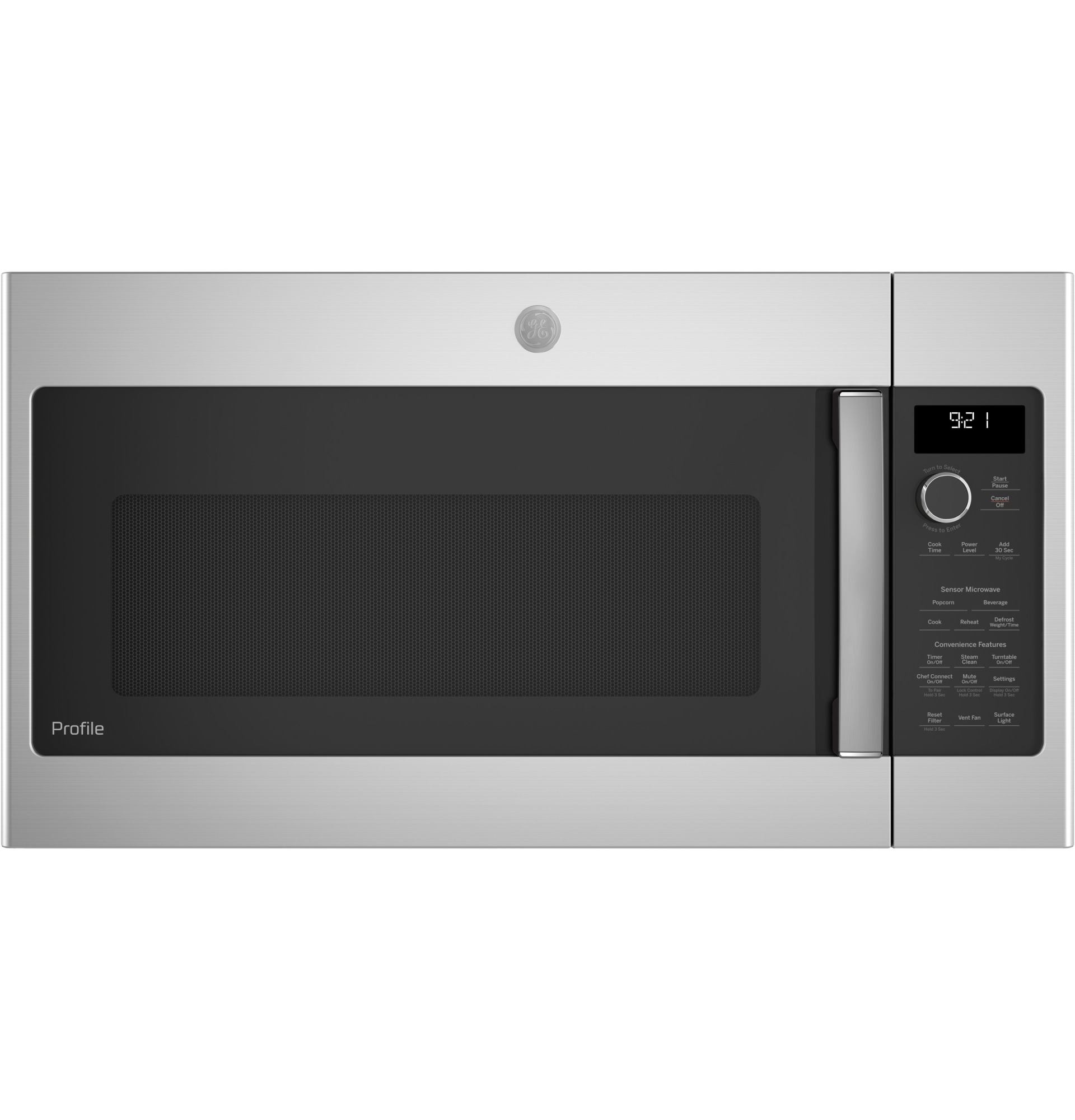 over the range microwave with led lights