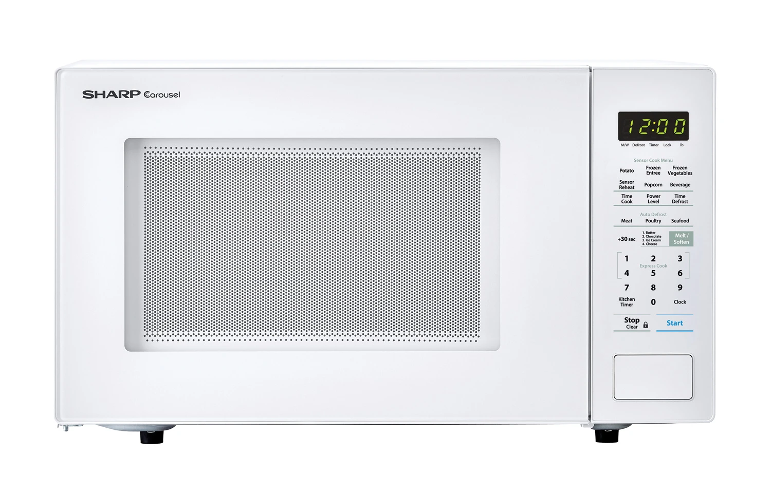 Sharp ZSMC1441CW 1.4 Cu Ft White Countertop Microwave