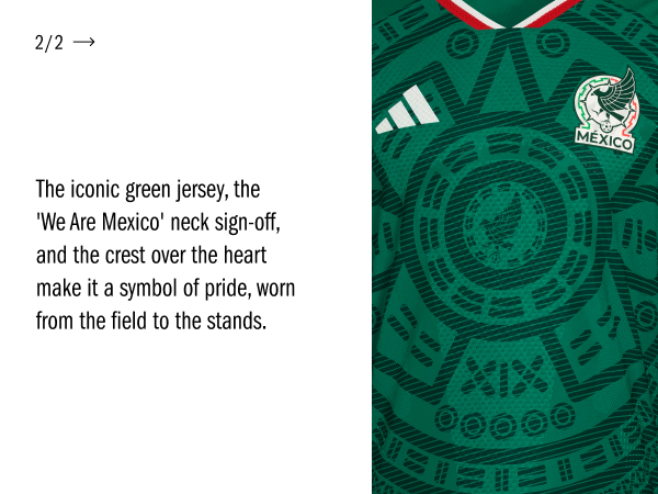 adidas Mexico 26 Home Replica Jersey | Champs Sports