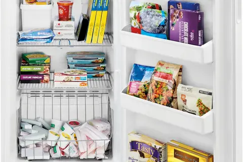 Frigidaire® 13.0 Cu. Ft. White Upright Freezer | Grand Appliance