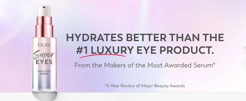 Hydrates better than the #1 luxury eye product. From the makers of the most awarded serum* *4 year review of major beauty awards