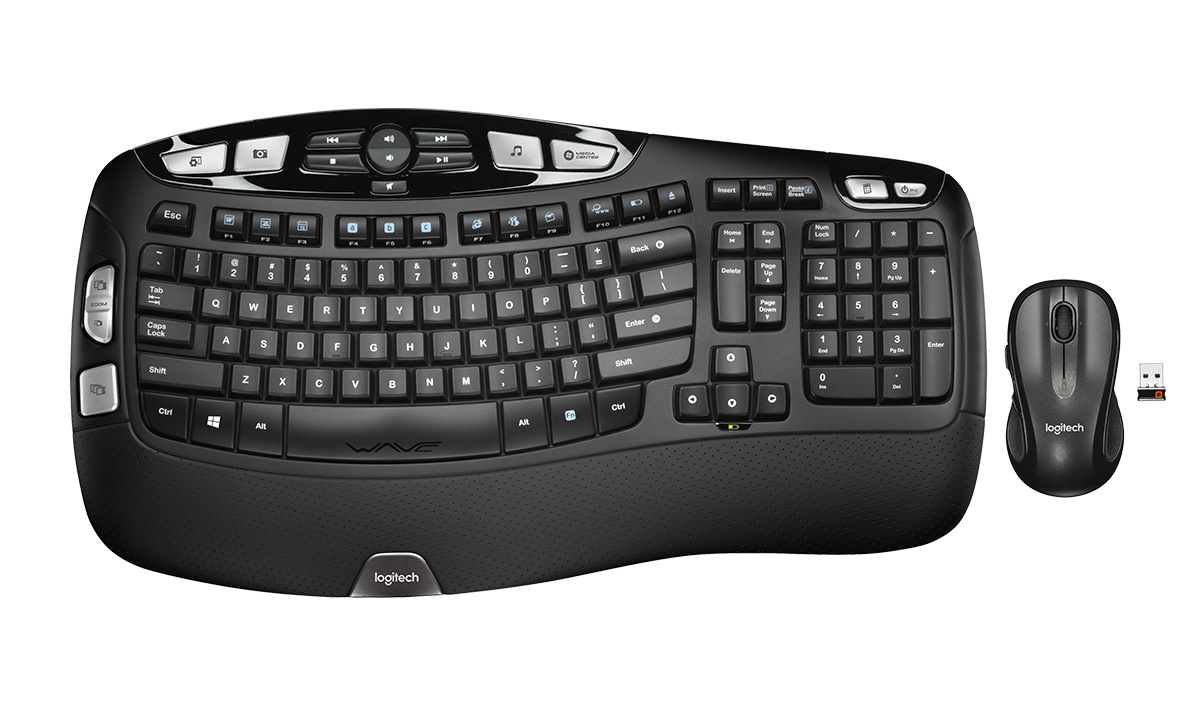 Logitech MK550 Wave Wireless Keyboard and Mouse Combo - Black | Dell