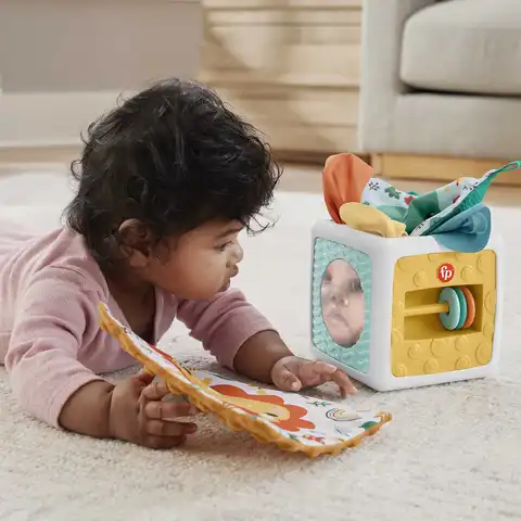 Fisher Price Tissue Fun Activity Cube Mattel