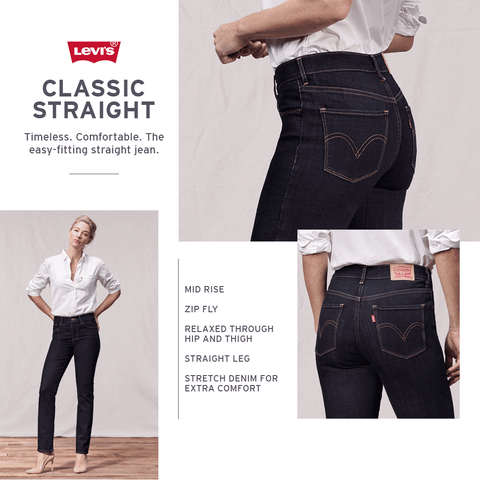levi's classic straight leg jeans