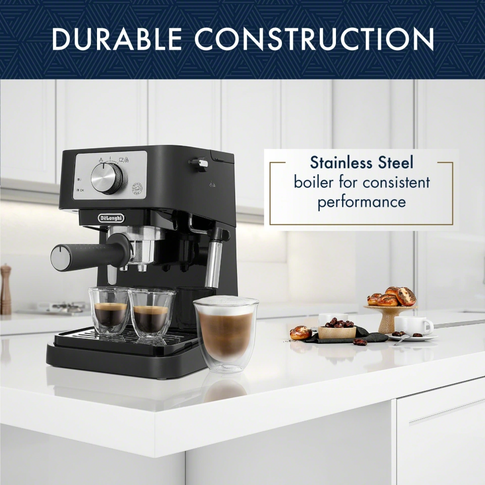 De'Longhi Compact Nespresso Stilosa Espresso Coffee Machine