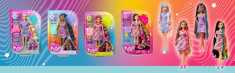 Barbie® Totally Hair Pelo extralargo Mariposa | MATTEL