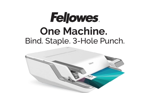 Fellowes Lyra Patented 3-in1 Comb Binding Machine, 30 Sheet