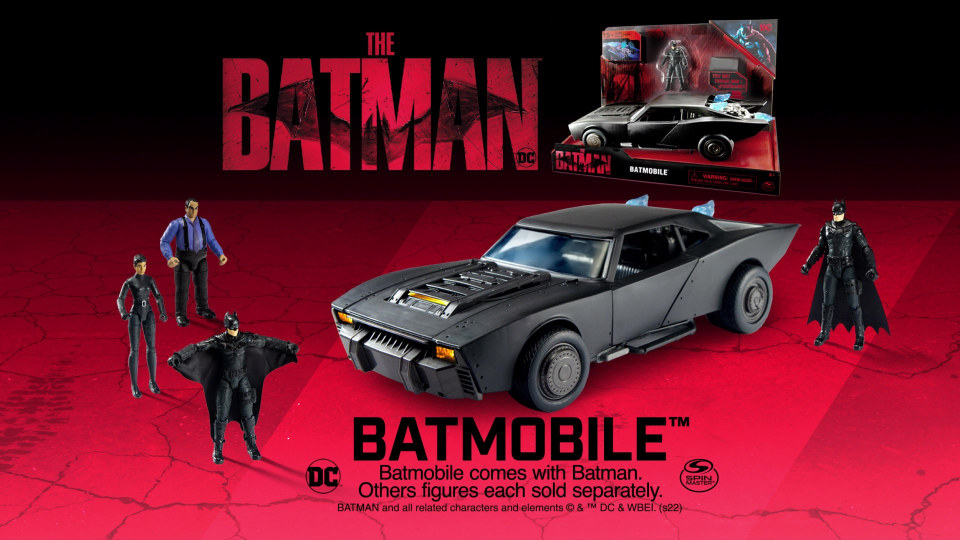 DC Comics Batmobile with 4" Batman - image 2 of 10