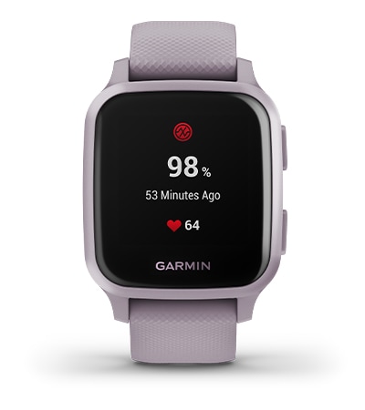 Garmin Venu Sq Music, GPS Smartwatch with Bright Touchscreen Display,  Features Music and Up To 6 Days of Battery Life, White and Slate (Renewed)