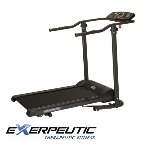 Exerpeutic TF1000 400 lbs. Weight Capacity Treadmill with Incline Options,  Heavy Duty Belt and Pulse Monitoring