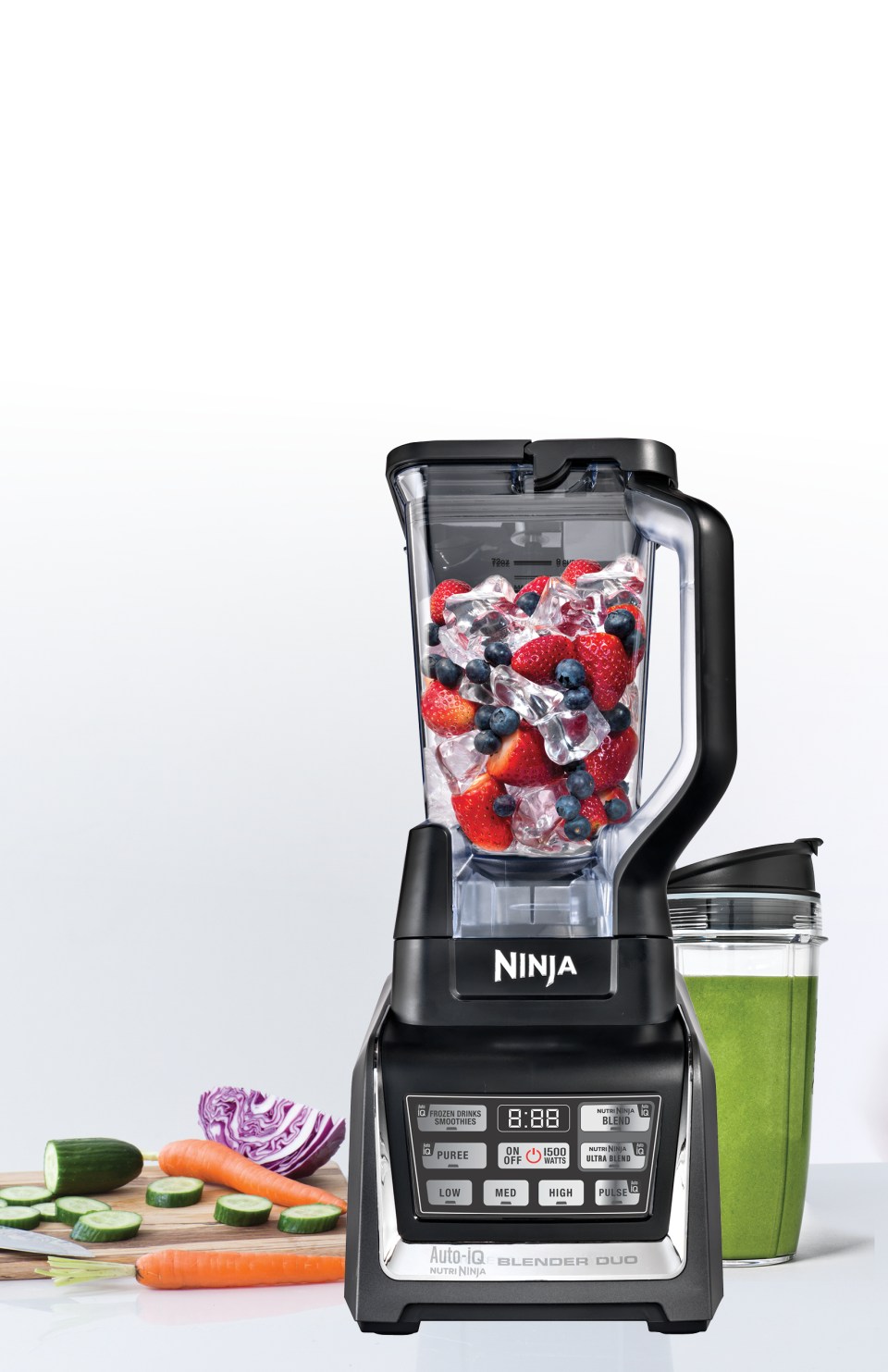 Ninja Blender 64oz Food Processor Bowl Attachment Kit - Duo & Auto IQ BL  640, BL641, BL642 , BL680 and BL682 Only