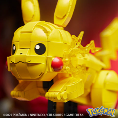 Mega Pokémon Motion Pikachu Mechanized Building Set - 1092pcs : Target