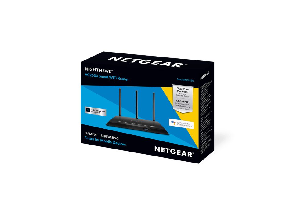 NETGEAR - Nighthawk AC2600 WiFi Router, 2.6Gbps (R7450) - Walmart.com