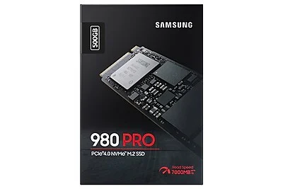 未開封Samsung 980 PRO SSD 500GB PCIe 4.0 Samsung 980 PRO 500GB Internal Gaming SSD PCIe Gen 4 x4 NVMe