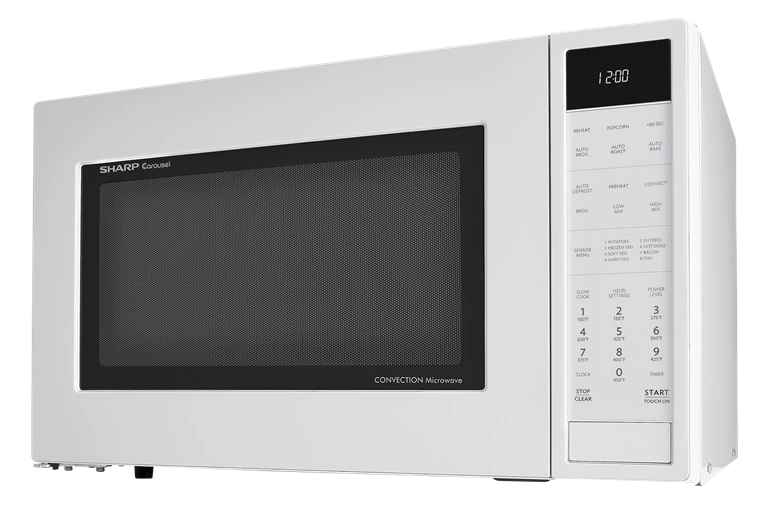 SMC1585BW 1.5 Cu Ft White Convection Microwave - Sharp