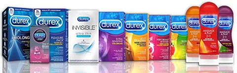 Durex Thin Feel XL Condoms, Wide Fit, 30s, Secure, Tighter, Natural Latex, With Silicone Lube, Easy On Shape