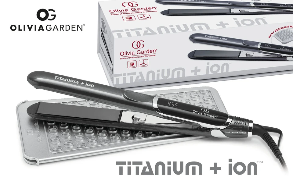 Olivia Garden Titanium+Ion Professional Flat Iron