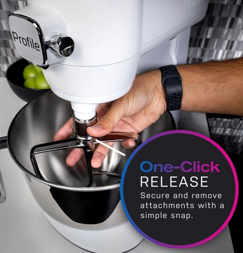 キッチン家電 Hayakawa nickel silver GE Profile™ Mineral Silver Stand Mixer | Snow Brothers Appliance